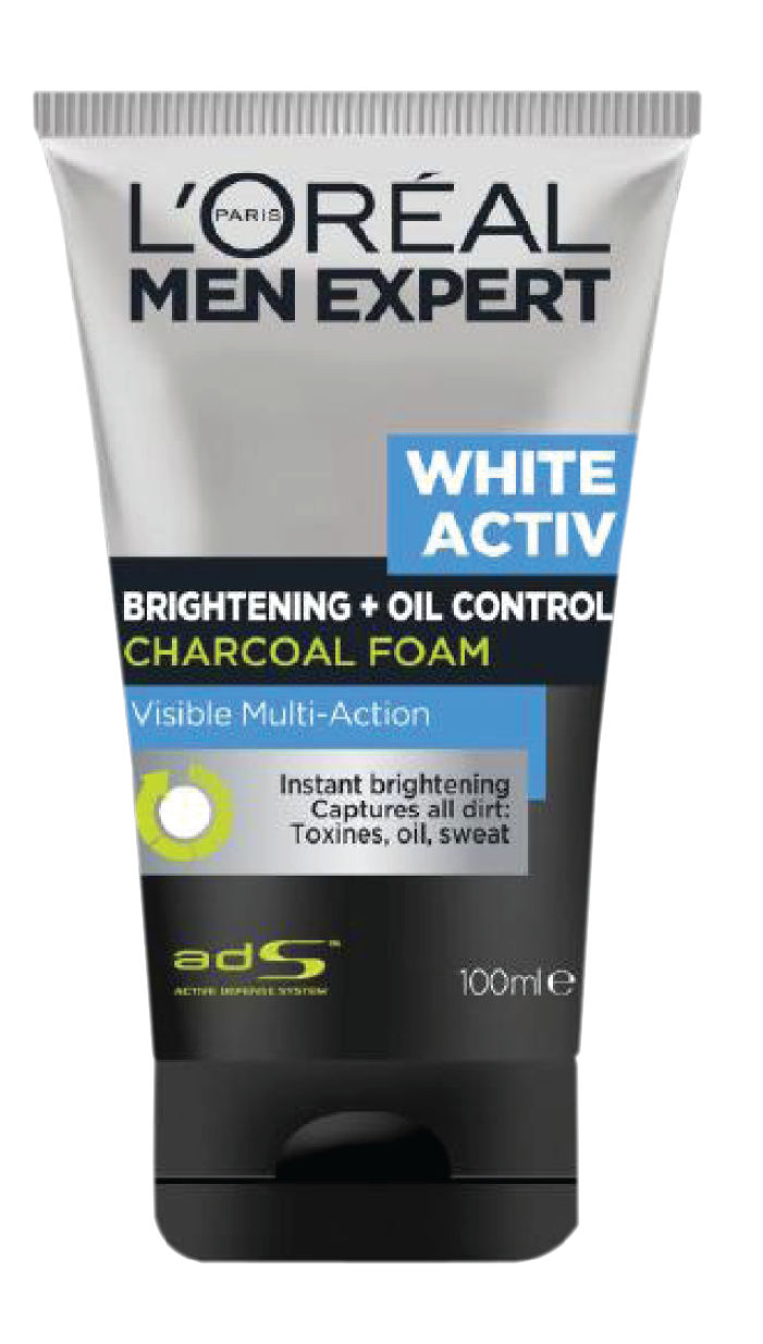 L Oreal Paris Men Expert White Activ Charcoal Brightening Foam At