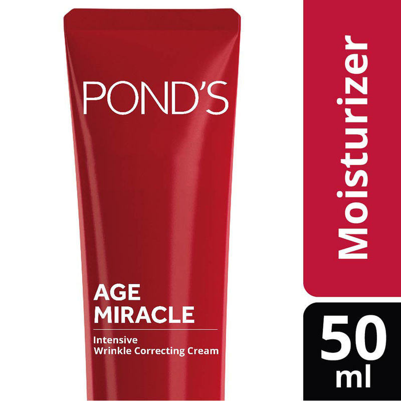 Ponds Moisturizer Buy Ponds Age Miracle Intensive Wrinkle Correcting Cream Online in India Nykaa