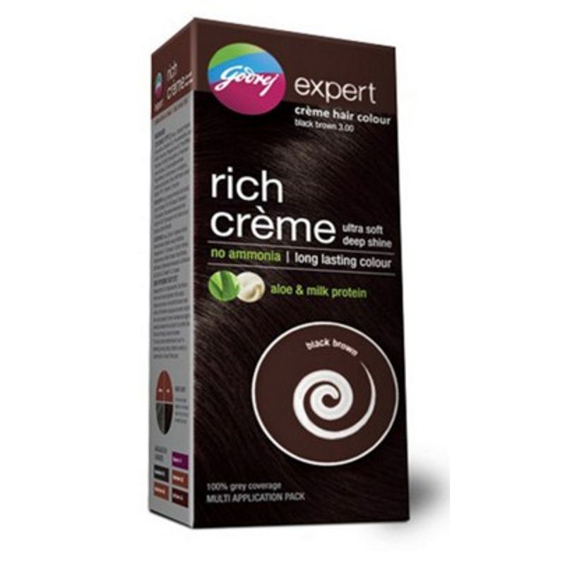 Godrej Expert Rich Creme Hair Colour Black Brown Multi Application Pack Save Rs. 21