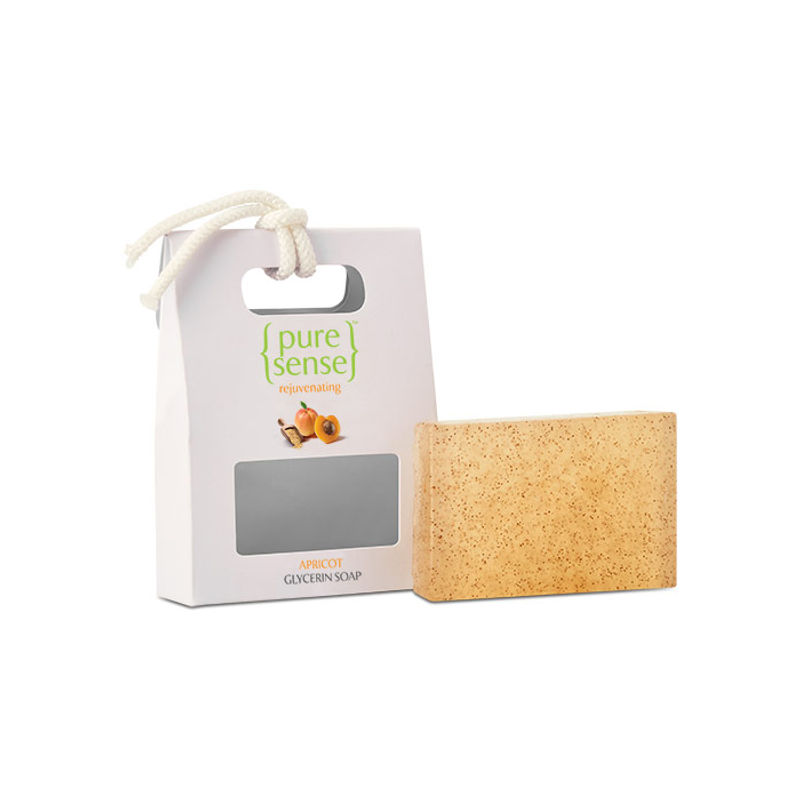 PureSense Rejuvenating Apricot Glycerine Soap - Sulphate And Paraben Free