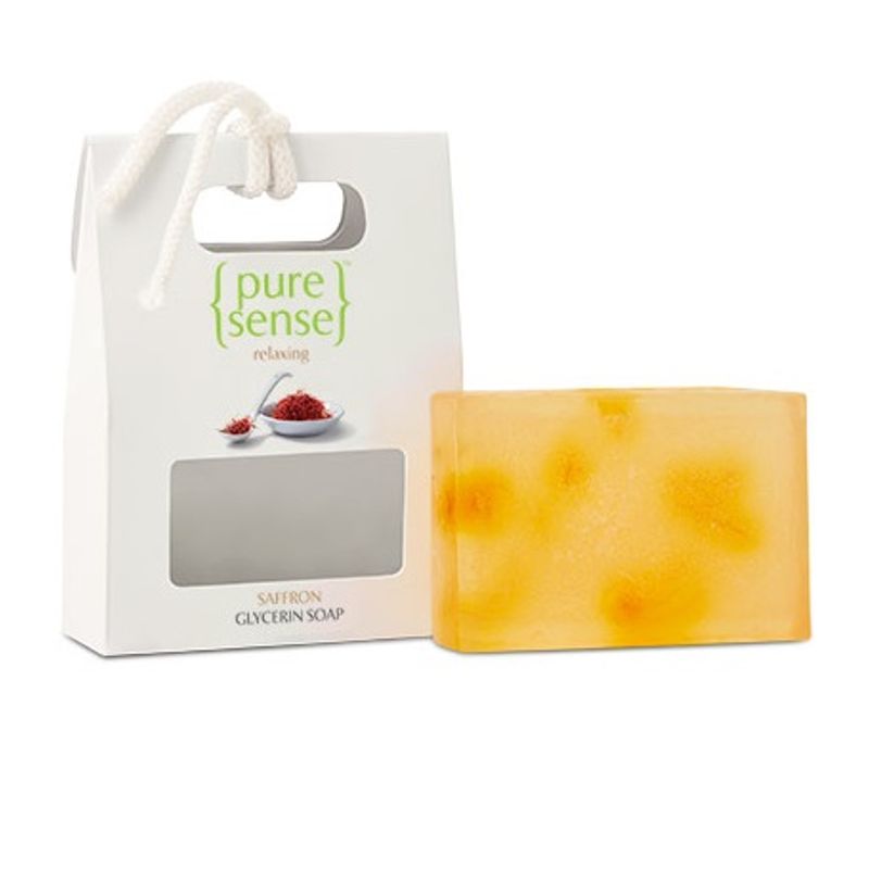 PureSense Relaxing Saffron Glycerine Soap - Sulphate And Paraben Free