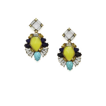 Tipsyfly Earrings Geometric Tail Gold Color Drop Wrisch By Ted Baker London